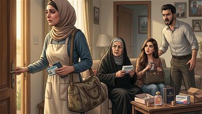 كنت قد انتهيت للتو من تنظيف حماتي