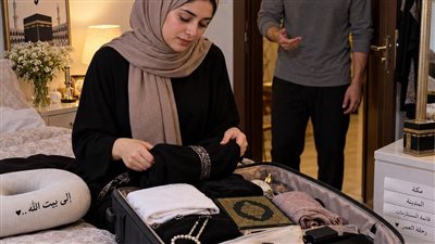 وانا بحضر شنطتي 