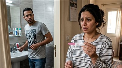 مراتي لقت اختبار حمل في الزباله